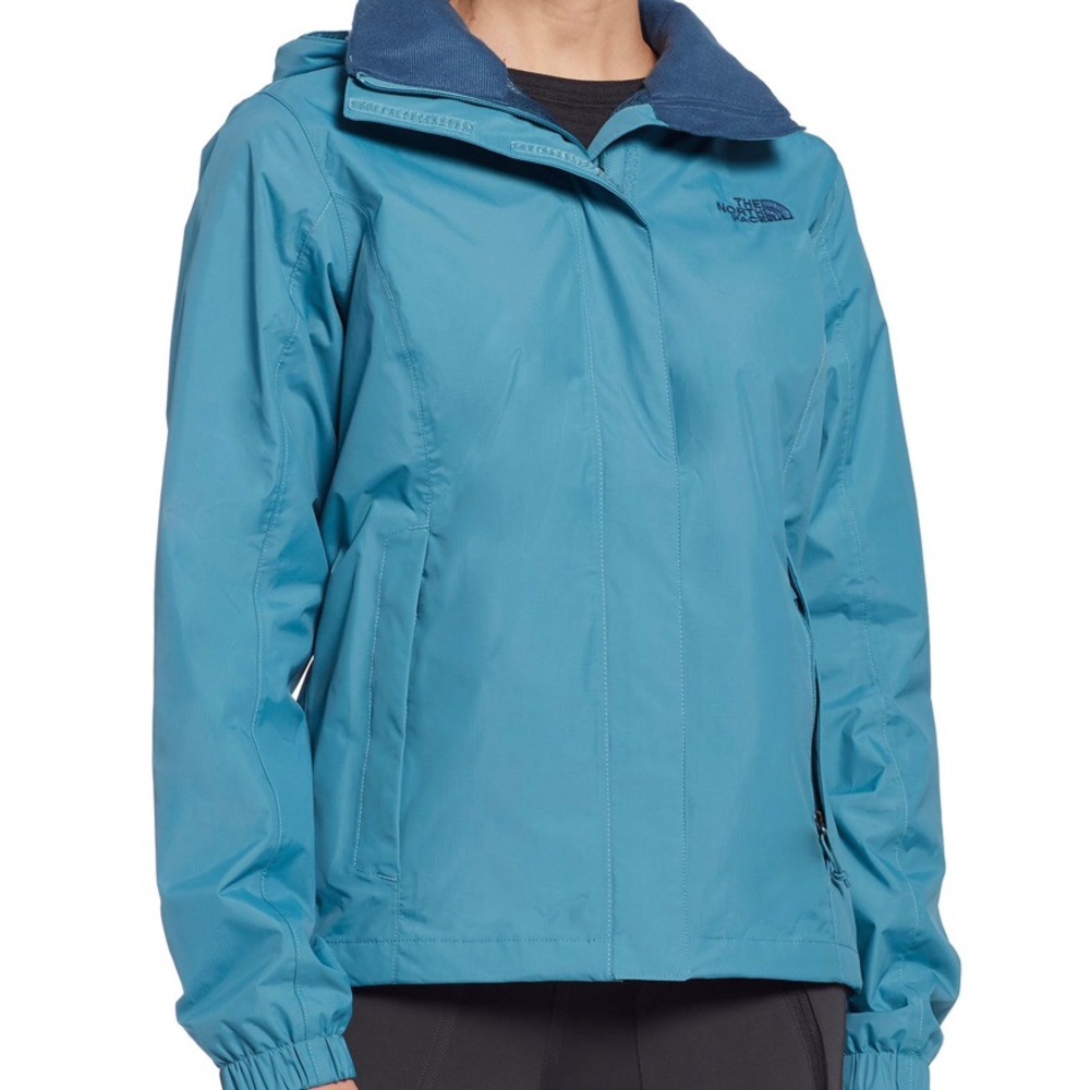 NWT North Face Women’s Resolve 2 Blue Rain Jacket